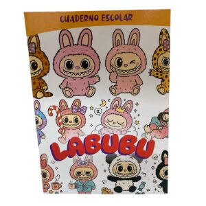 CUADERNO PG FANTASIA T/FLEXIBLE X24H RAYADO (LABUBU)