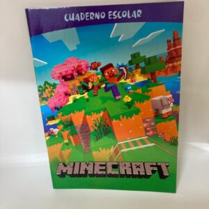 CUADERNO PG FANTASIA T/FLEXIBLE X24H RAYADO (MINECRAFT)