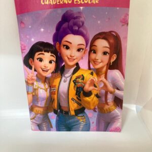 CUADERNO PG FANTASIA T/FLEXIBLE X24H RAYADO (GUERRERAS K-POP)