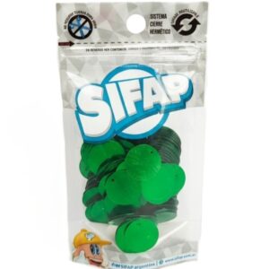 LENTEJUELON SIFAP 20MM VERDE MET X20GRS (5601)