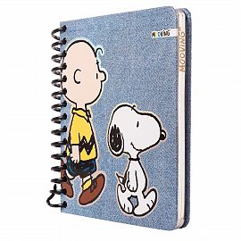 CUADERNO MOOVING PREMIUM POCKET SNOOPY 96H RAYADO (1232134)