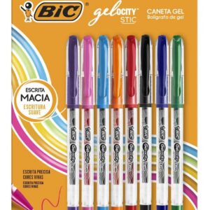 BOLIGRAFO GELOCITY BIC FINE 0.5MM X8U (522239)