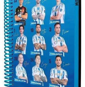 CUADERNO MOOVING PREMIUM AFA SELECCIÓN ARGENTINA 96H RAYADO (1232229)