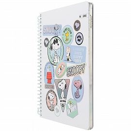 CUADERNO MOOVING PREMIUM 22X29 X96H SNOOPY T/DURA RAYADO (1230134)