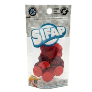 LENTEJUELON SIFAP 20MM ROJO MET X20GRS (5600)