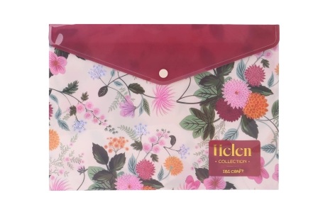 SOBRE PLASTICO IBI CRAFT C/BOTON A4 HELEN (76806)