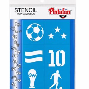 KIT DE MAQUILLAJE ARTISTICO STENCIL PINTAFAN ARGENTINA (630-08)