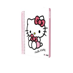 CUADERNO MOOVING PREMIUM HELLO KITTY 96H RAYADO (1232165)