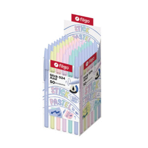 BOLIGRAFO FILGO STICK CLÁSICO 024 1.0 PASTEL X50 (SKC10-C50-003PAS)