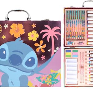 SET DE ARTE CRESKO STITCH 53 PCS CON TEMPERAS VALIJA (LT135)