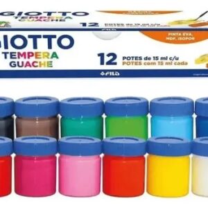 TEMPERA GIOTTO SURTIDOS 15ML X12U (17000)