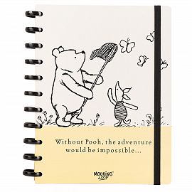 CUADERNO MOOVING LOOPS WINNE POOH CARTA 80H RAYADO (1711122)