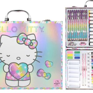 SET DE ARTE HELLO KITTY 53 PCS CON TEMPERAS VALIJA (SR651)