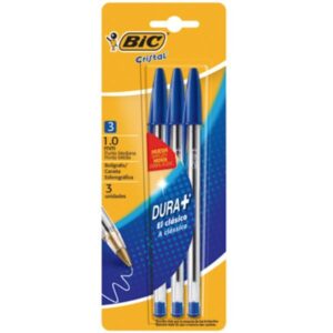 BOLIGRAFO BIC CRISTAL X3U AZUL (908448)