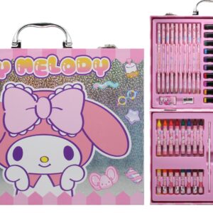 SET DE ARTE CRESKO MY MELODY 65 PCS CON ACUARELAS VALIJA (SR645)
