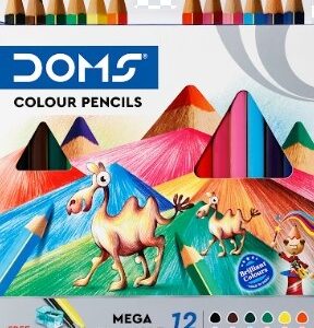 LAPICES DOMS MEGA TRIANGLE C/SACAPUNTAS X12U (N80443)