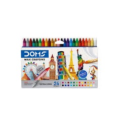 CRAYONES DE CERA DOMS EXTRA LONG X24U (N80496)