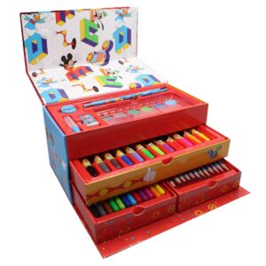 SET DE ARTE CRESKO MICKEY 54 PCS CON CAJONES (KM887)