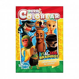 LIBRO INKDROP ITALIAN BRAINROT PARA COLOREAR + MOVILES PARA TU CUARTO (566271)