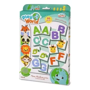 MEMOTEST KREKER "LETRAS Y ANIMALES" 70 PIEZAS (1033)