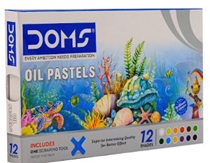 PASTEL AL OLEO DOMS X12 COLORES (N80526)