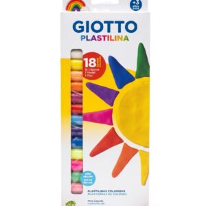 PLASTILINA GIOTTO SURTIDA X18U. (B300012)