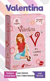 JUEGO DE CARTAS INKDROP VALENTINA (566319)