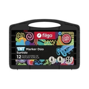 MARCADORES ACRILICOS FILGO TNT MARKER DUO X12U (TNTDMKR-EP12-SUR)