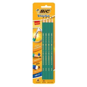 LAPIZ GRAFITO BIC EVOLUTION BLISTER X4U (835230)