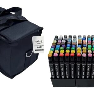 MARCADORES TALBOT BLACK DOBLE PUNTA X120U (8132)