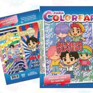 LIBRO INKDROP PARA COLOREAR DEMON-HUNTERS (566275)