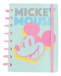 CUADERNO MOOVING LOOPS MICKEY MOUSE A5 80H RAYADO (1721121)
