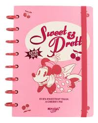 CUADERNO MOOVING LOOPS MINNIE MOUSE A5 80H RAYADO (1721131)