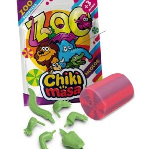 MASA BICOLOR BOLSA ANIMALITO SORPRESA CHIKYTOYS ZOO CON ACCESORIOS PARA ARMADO