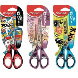 TIJERA MAPED TATOO SOFT BLISTER 13CM (384020)