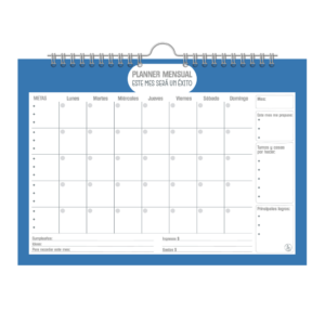 PLANNER MENSUAL 2027 RY OFFICE A3 PERCHITA "AZUL"