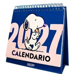 CALENDARIO ESCRITORIO MOOVING 2027 SNOOPY 16.5 X 16 CM. (1421134)
