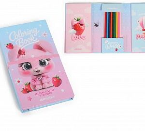LIBRETA PARA COLOREAR BUNNY A5 + LAPICES DE REGALO (ST150)