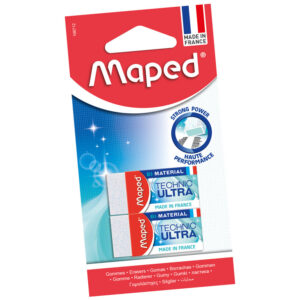 GOMA DE BORRAR MAPED TECHNIC ULTRA FUNDA X2U. BLISTER (106712)
