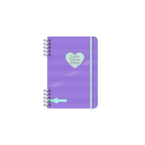 AGENDA RY 2027 TRENDY "VIOLET" DOS DÍAS POR PÁGINA 12X17
