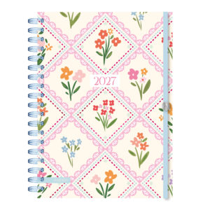 AGENDA RY 2027 ACUARELA "FLORES" SEMANA A LA VISTA 15X21