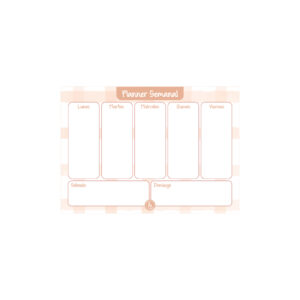 PLANNER SEMANAL 2027 RY A5 CON TAPA LINEA MIX "FLORCITAS"