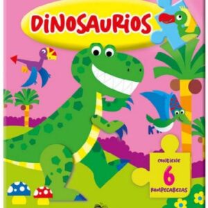LIBRO COLECCIÓN CUENTO ROMPECABEZAS 6 PIEZAS - DINOSAURIOS EDICIONES INFANTIL  (486-2)