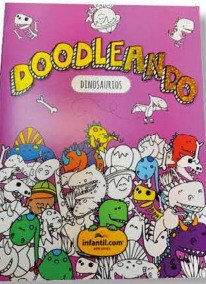 LIBRO COLECCIÓN DOODLEANDO - DINOSAURIOS EDICIONES INFANTIL  (743-2)