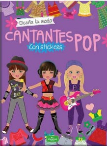 LIBRO COLECCIÓN PEQUEÑAS PRINCESAS - CANTANTES POP CON STICKERS EDICIONES INFANTIL  (888-9)