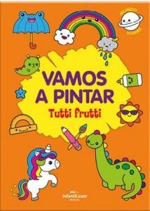 LIBRO COLECCIÓN VAMOS A PINTAR KAWAI - TUTTI FRUTTI EDICIONES INFANTIL  (714-2)