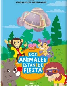 LIBRO COLECCIÓN TROQUELADO ENCASTRABLE - LOS ANIMALES ESTÁN DE FIESTA EDICIONES INFANTIL  (812-5)