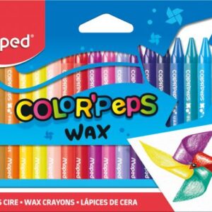 CRAYONES MAPED X24 COLOR PEPS MAXI WAX (861013)
