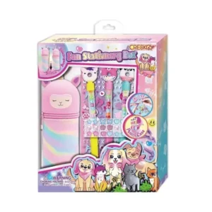 SET CRESKO UNICORNIO CARTUCHERA + BOLIGRAFOS Y STICKERS (CK481)