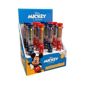 BOLIGRAFO EZCO 10 EN 1 MICKEY & AMIGOS X12U C/U.
